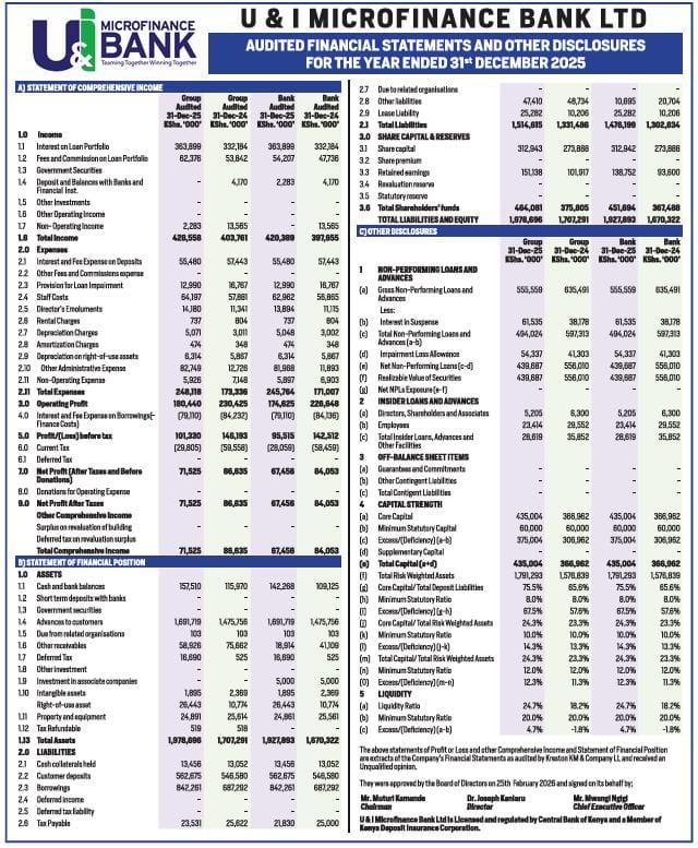 Financial Report 2025 cover